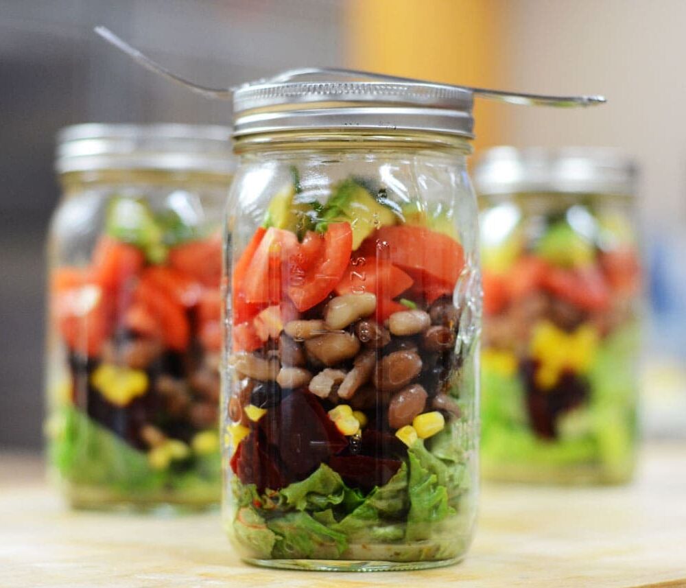vegetarian salad in a gar recipe