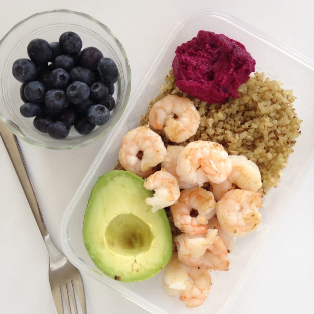 Shrimp meal prep