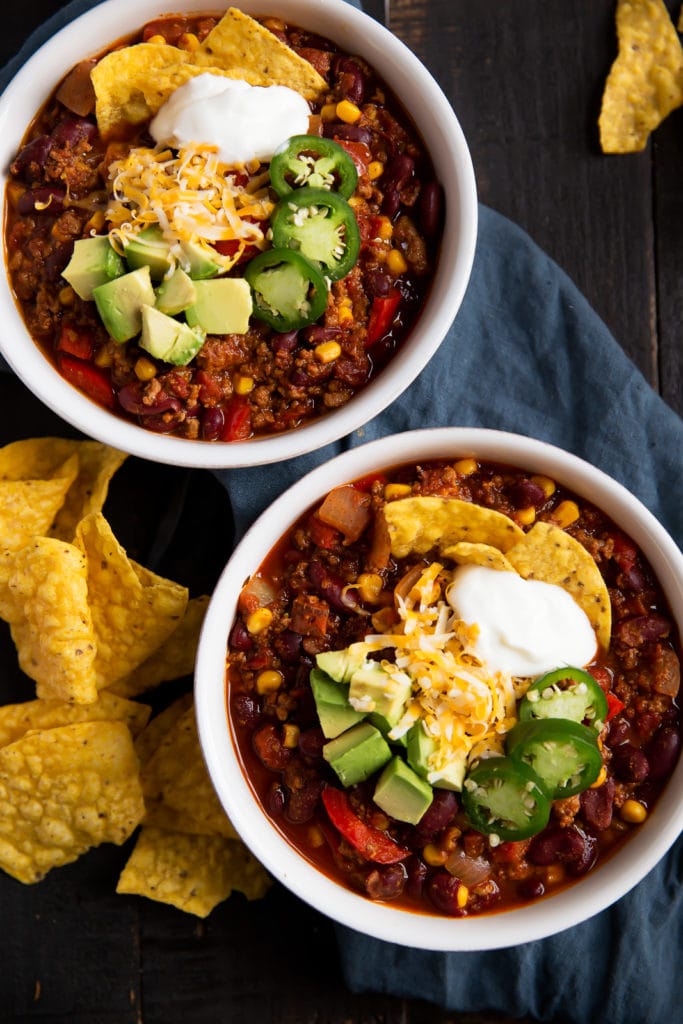 low calorie slow cooker chili recipe