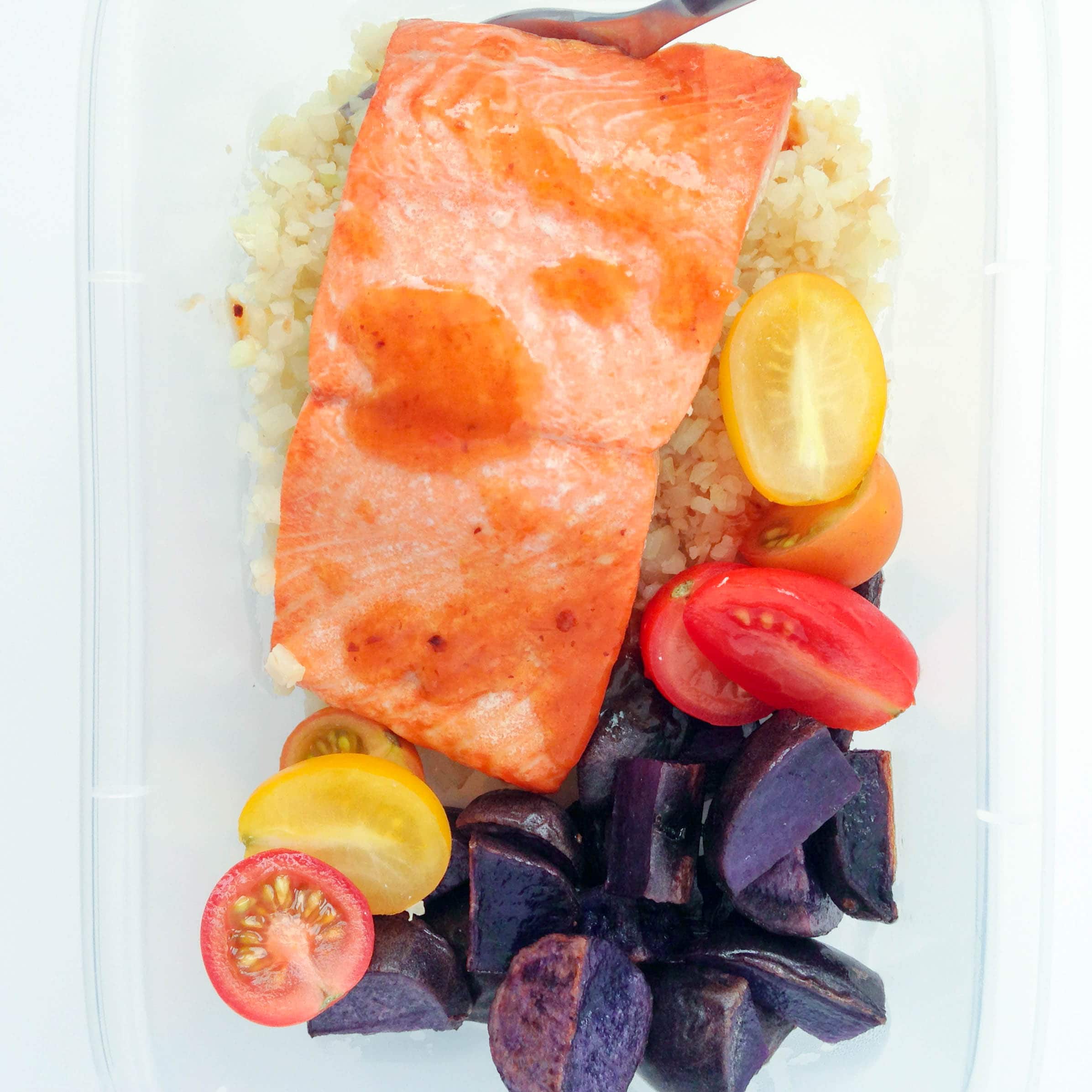 Ghost Pepper and Tamarind Salmon Meal Prep
