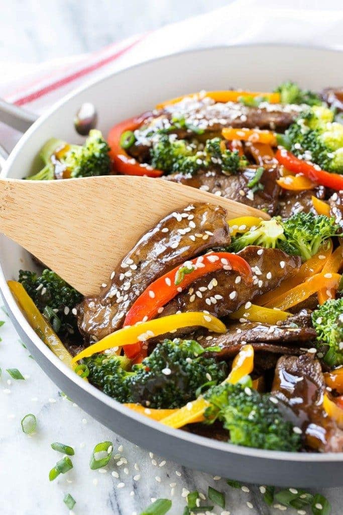 teriyaki beef stir fry meal prep lunch