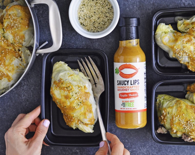 stuffed cabbage rolls meal prep