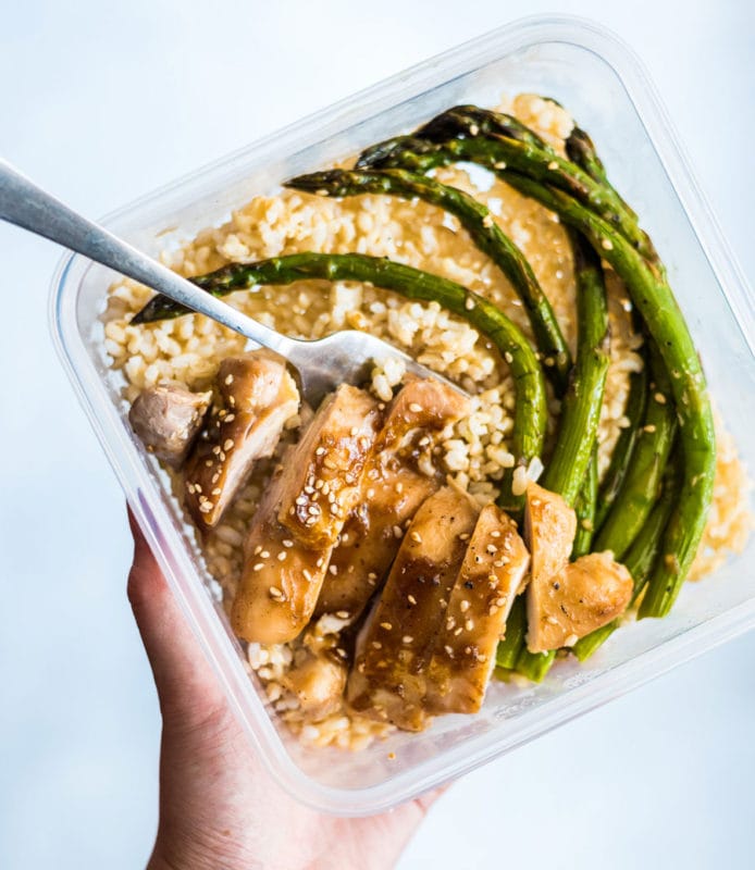 One Pan Chicken and Asparagus