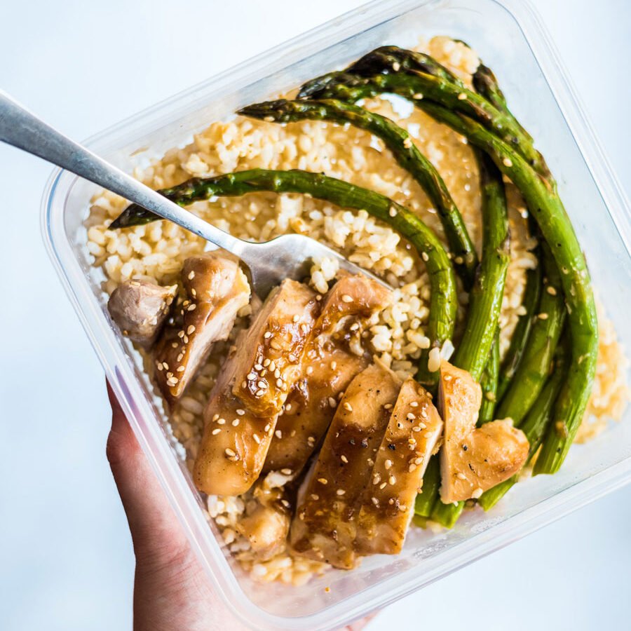 One Pan Chicken and Asparagus