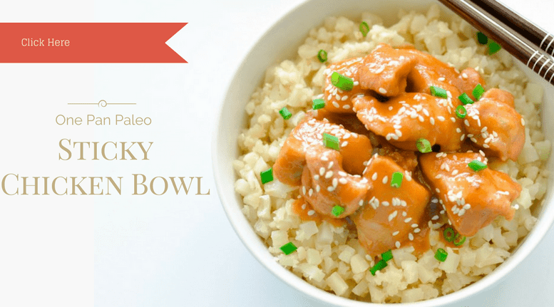 One Pan Paleo Sticky Sesame Chicken Thighs