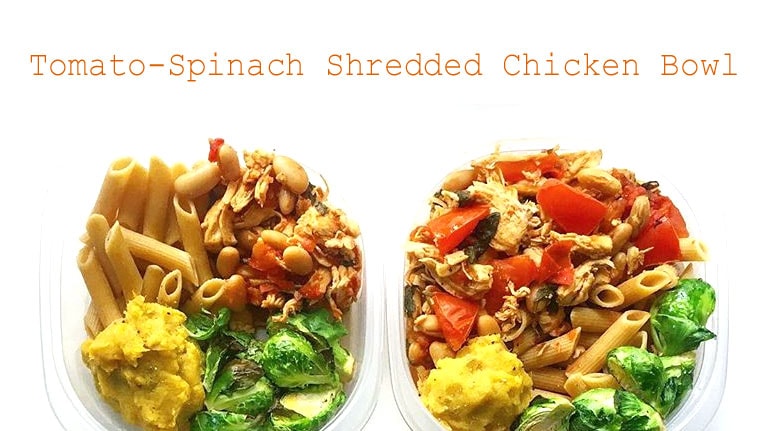 chicken bowl meal prep - weekday meal prep