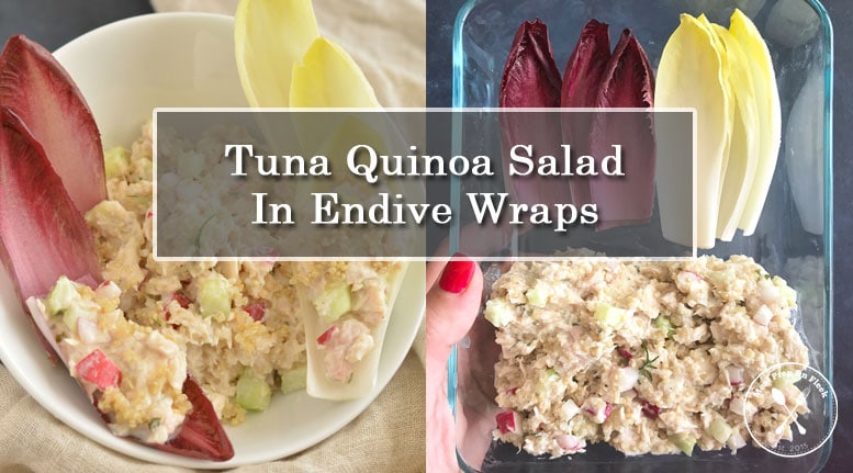 Tuna Quinoa Salad Served in Endive
