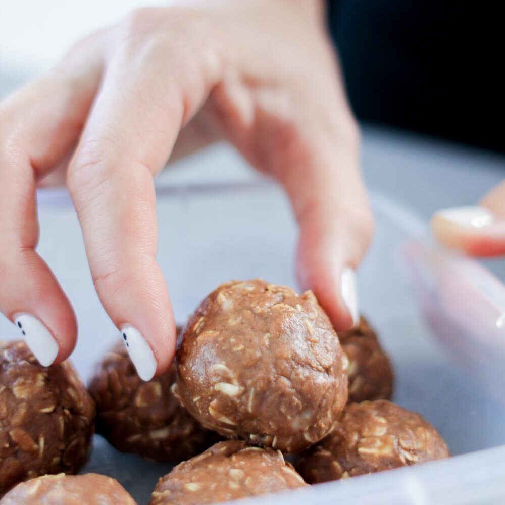 Cocoa Hazelnut Energy Bites