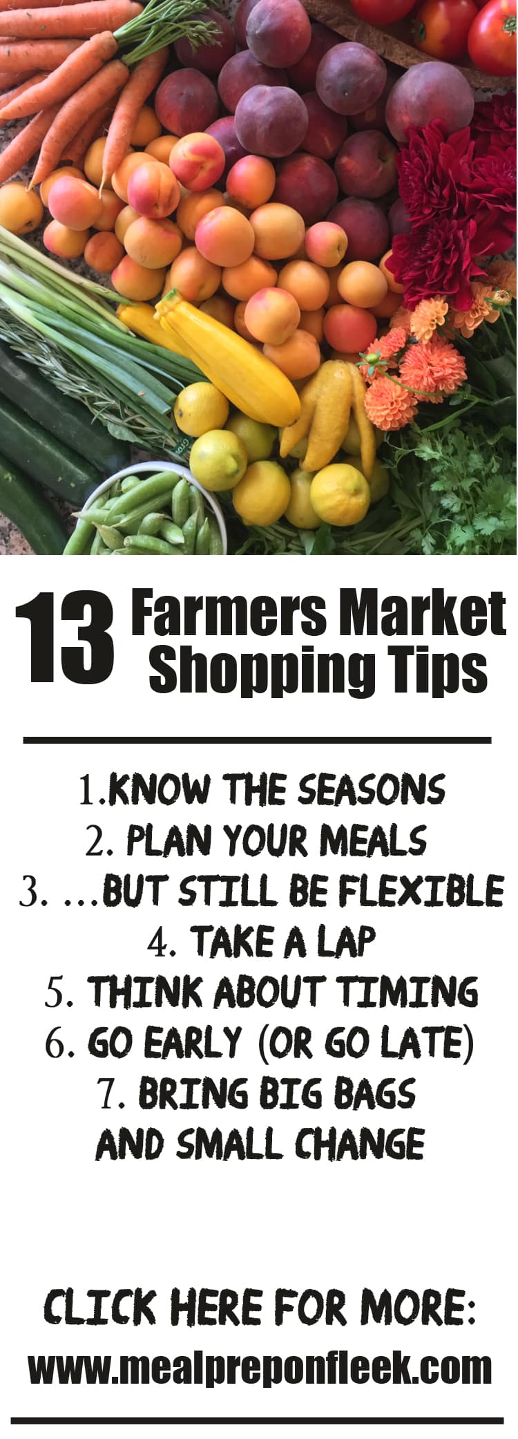 Tips for shopping at the farmers market