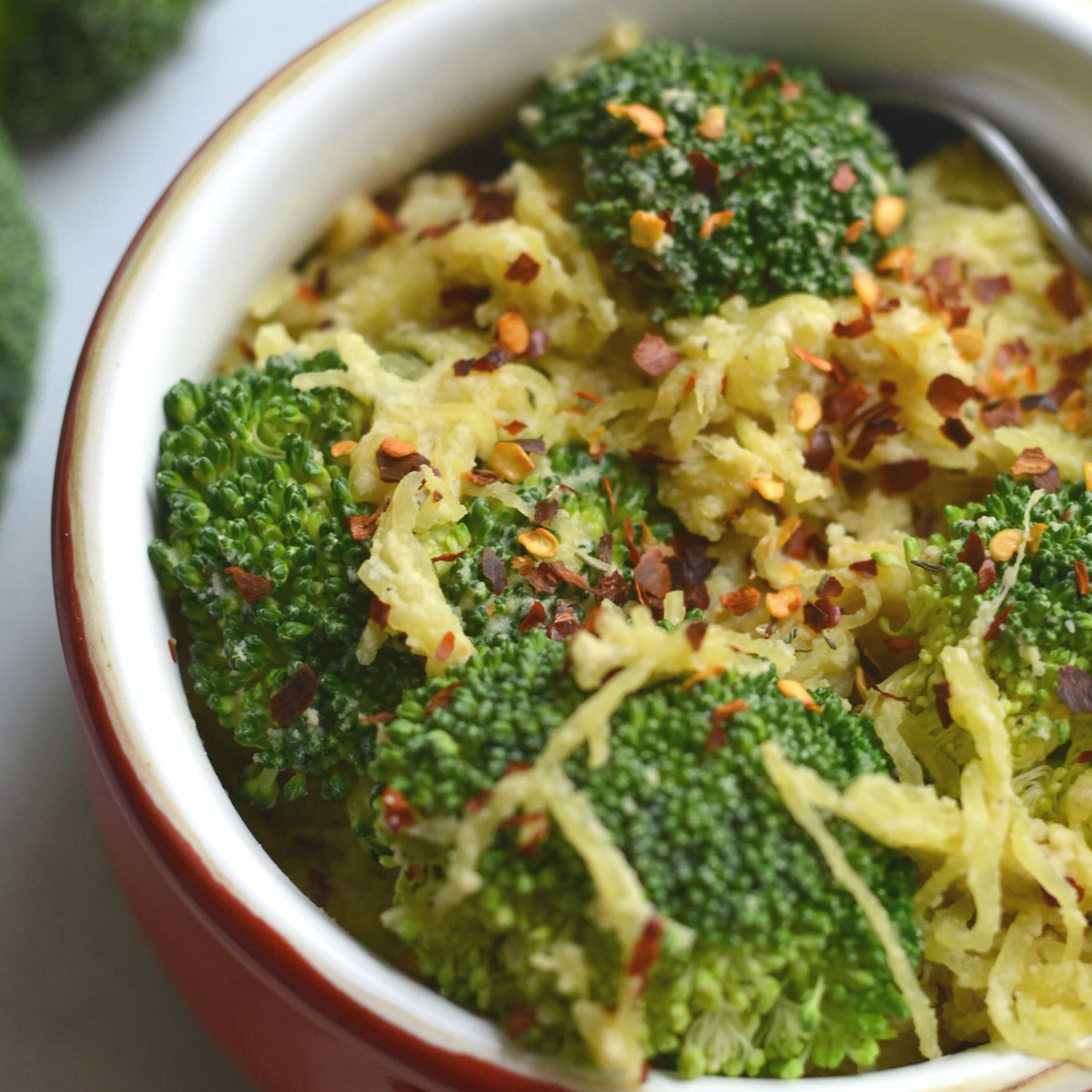 Cheesy spaghetti squash meal prep recipe