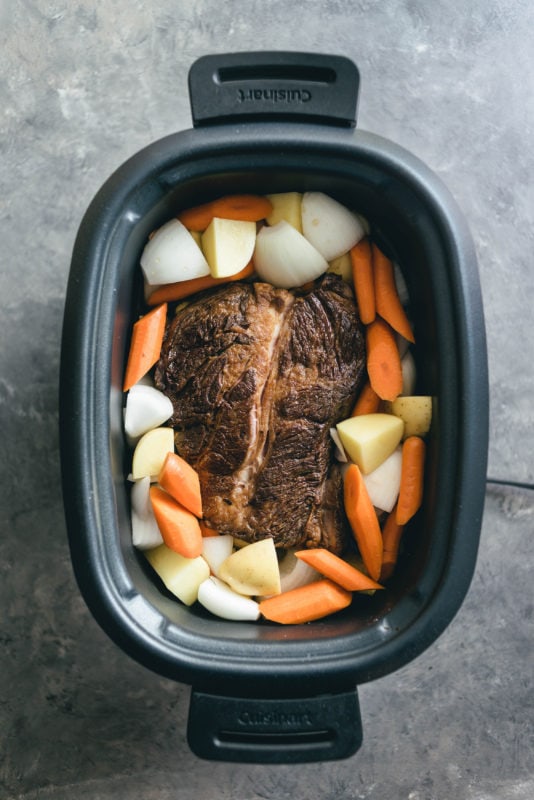 Asian Style Slow Cooker Pot Roast Meal Prep