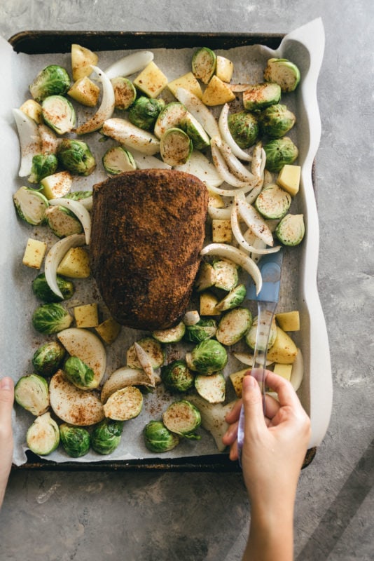 Sheet Pan Chipotle Eye Round Roast Meal Prep Recipe