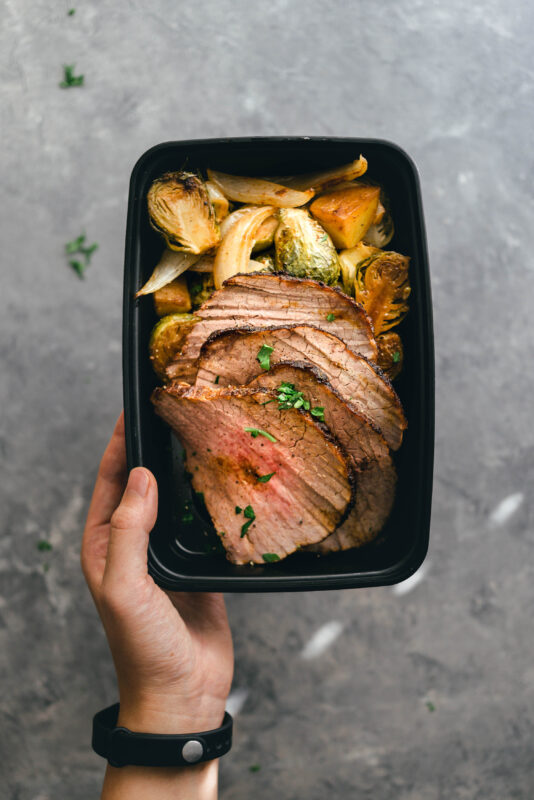 Sheet Pan Chipotle Eye Round Roast Meal Prep