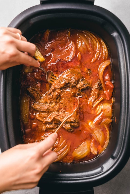 Slow Cooker Beef Ragu Pasta Meal Prep