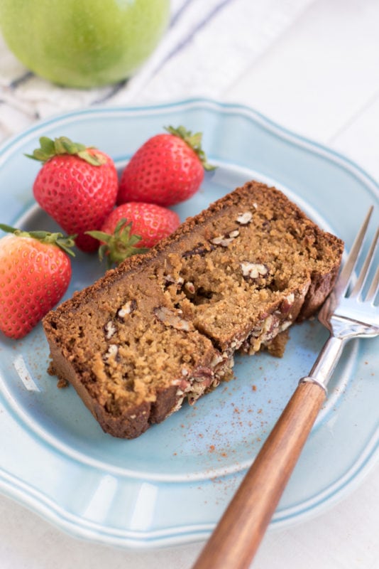 Cinnamon Apple Banana Snack Bread