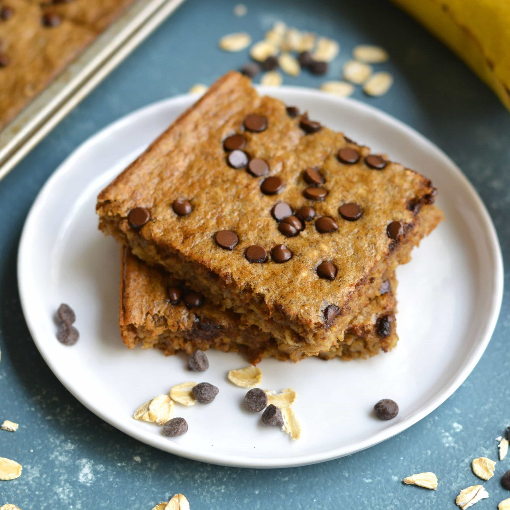 Banana Oat Breakfast Bars Recipe