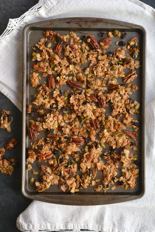 Easy Gluten Free Fall Breakfast Granola
