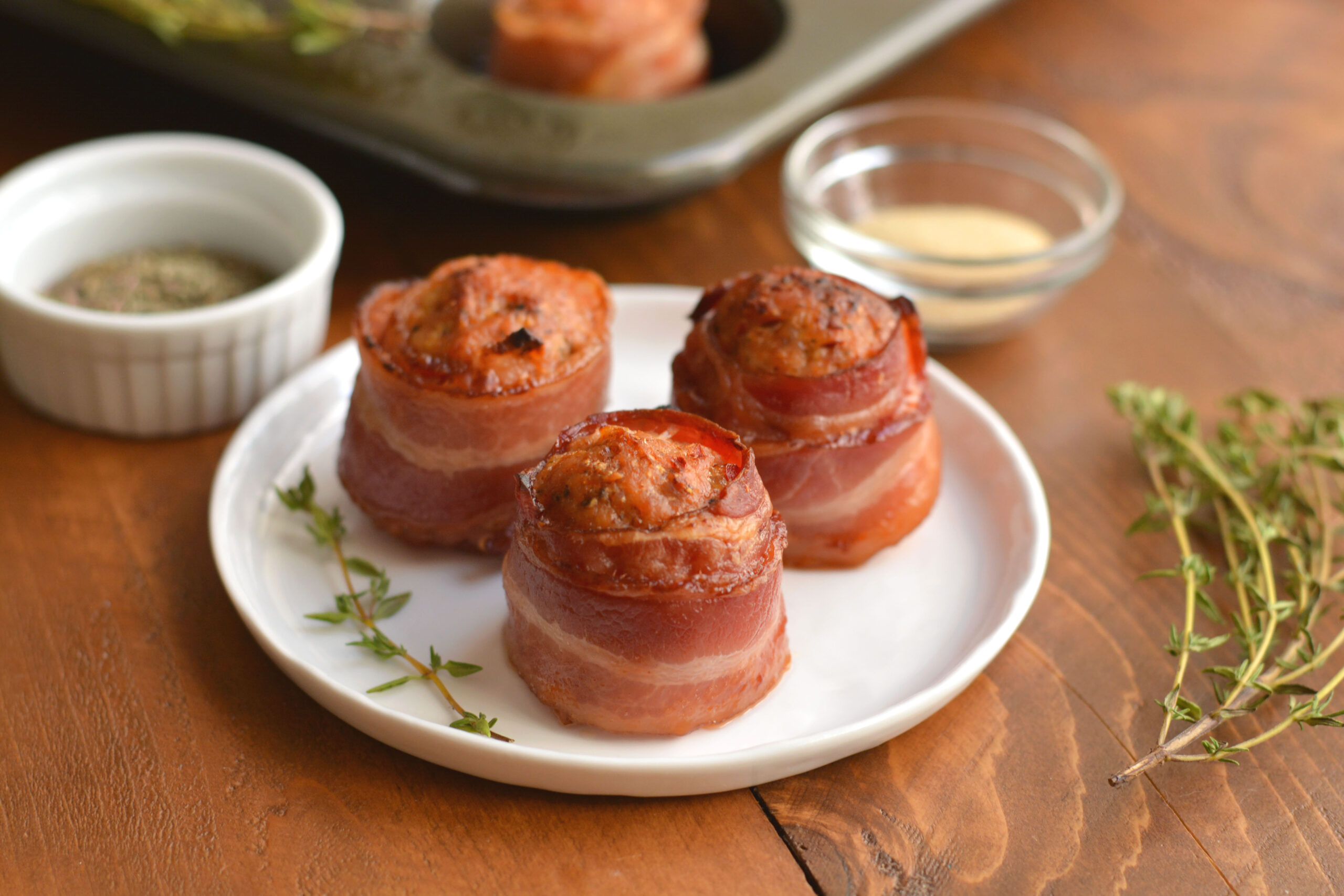Keto Bacon Sausage Meatballs Recipe