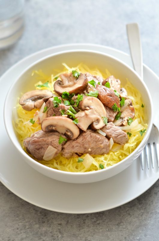 One Pan Paleo Beef Stroganoff - 1