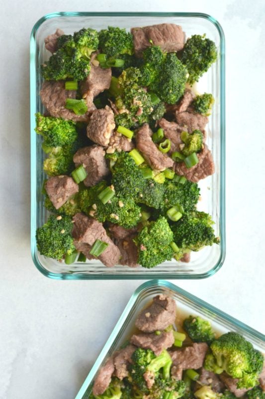 Low Carb Beef & Broccoli Stir Fry Meal Prep