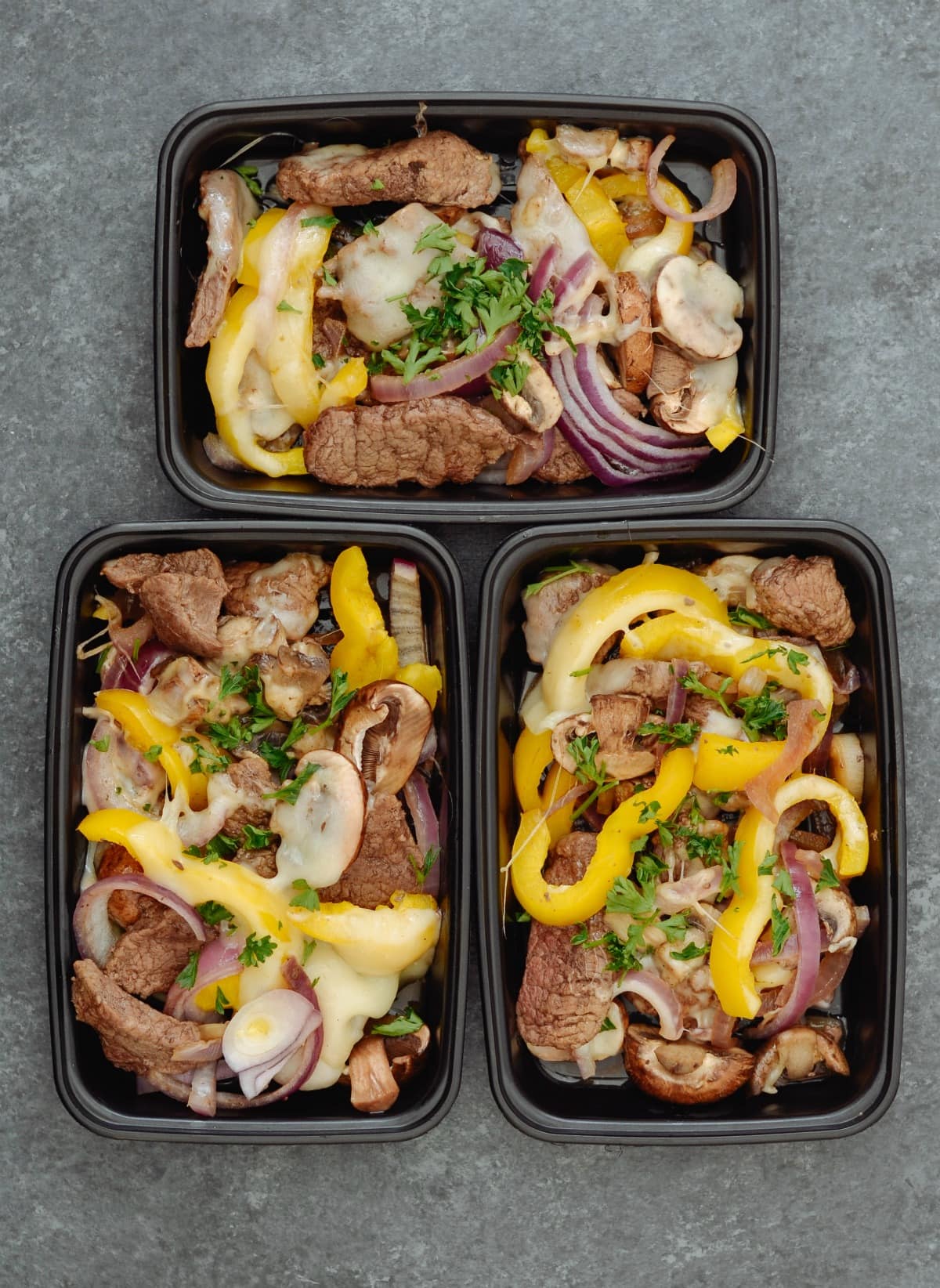 Low Carb Philly Cheesesteak Meal Prep