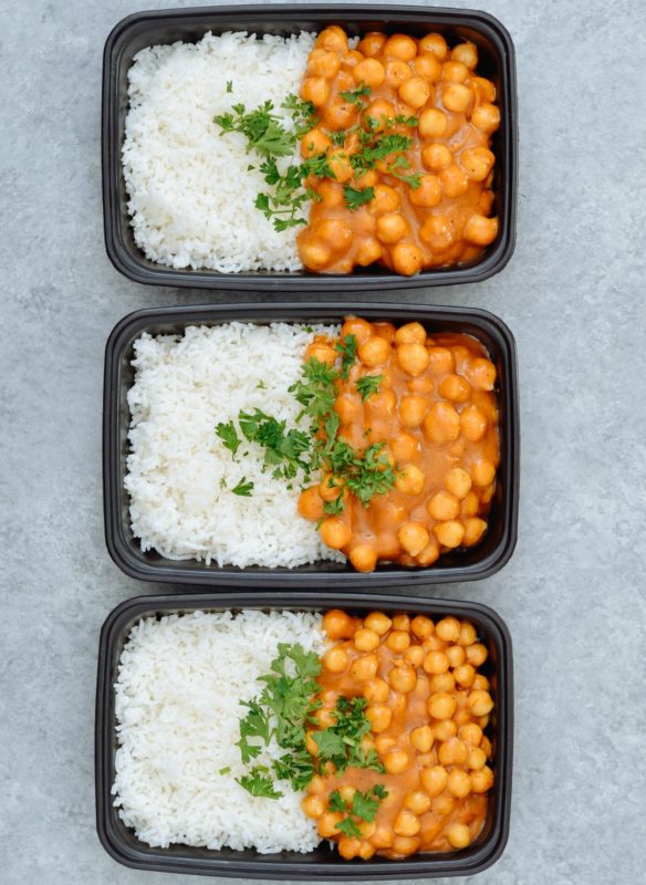 Vegan Chickpea Curry & Basmati Rice 