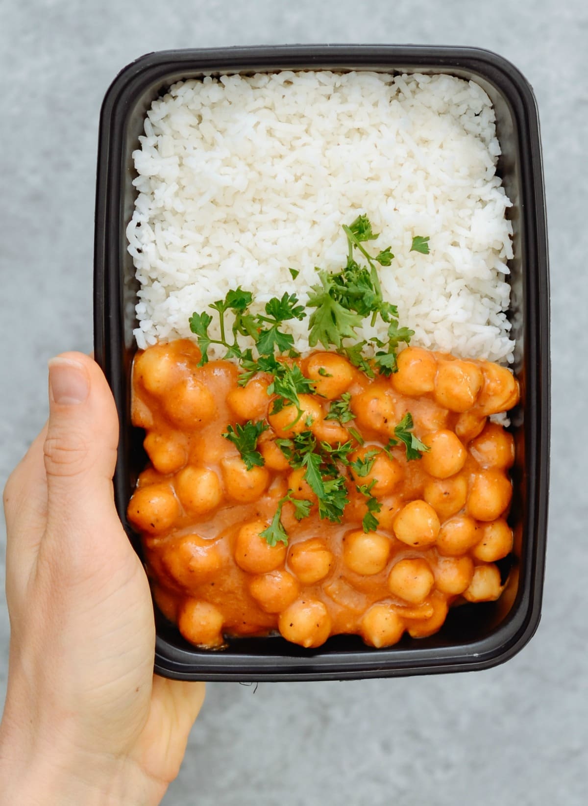 Vegan Chickpea Curry & Basmati Rice