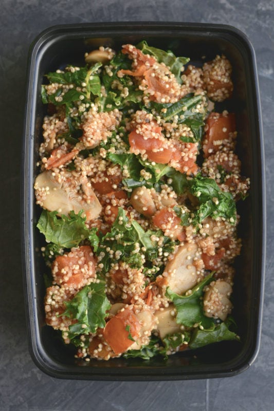 Vegan Mushroom Quinoa Breakfast Hash