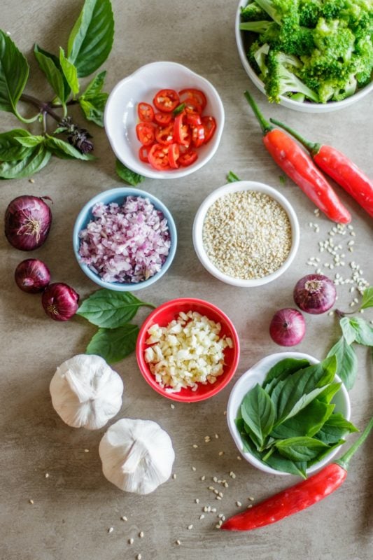 Thai Basil Chicken Meal Prep