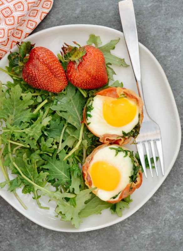 Keto Prosciutto Egg Cups