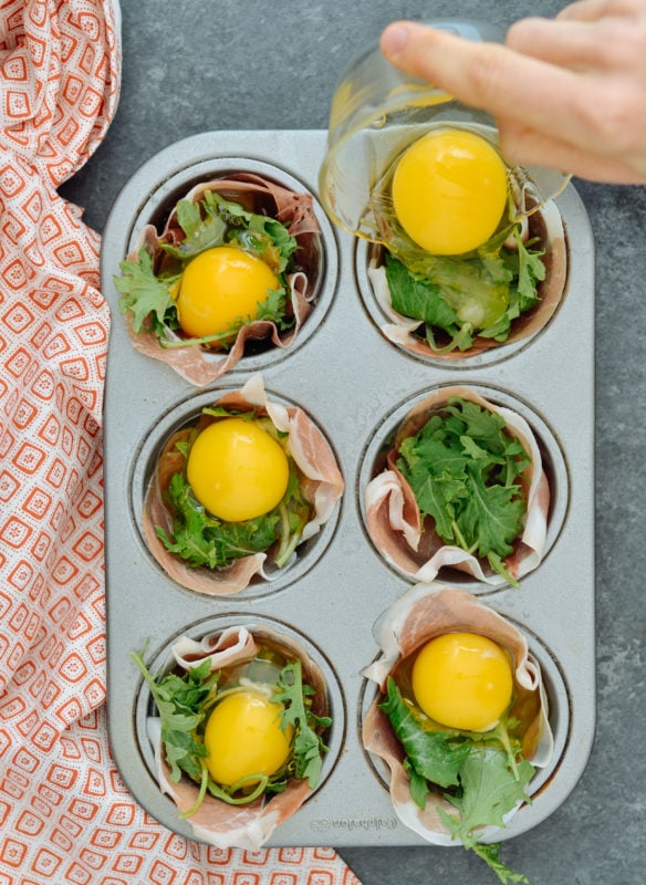 Keto Prosciutto Egg Cups