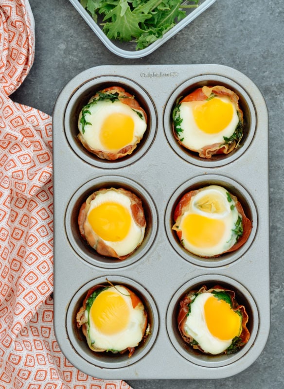 Keto Prosciutto Egg Cups