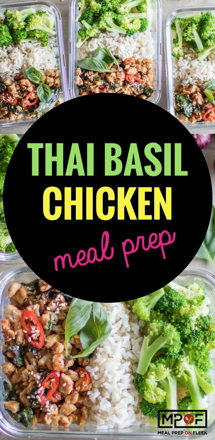 Thai Basil Chicken Meal Prep