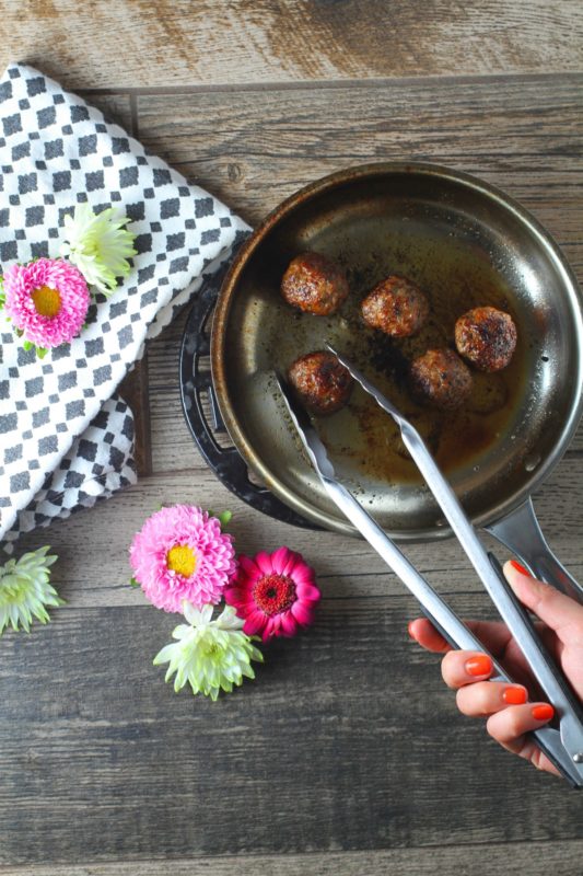 Keto Lamb Meatball Meal Prep