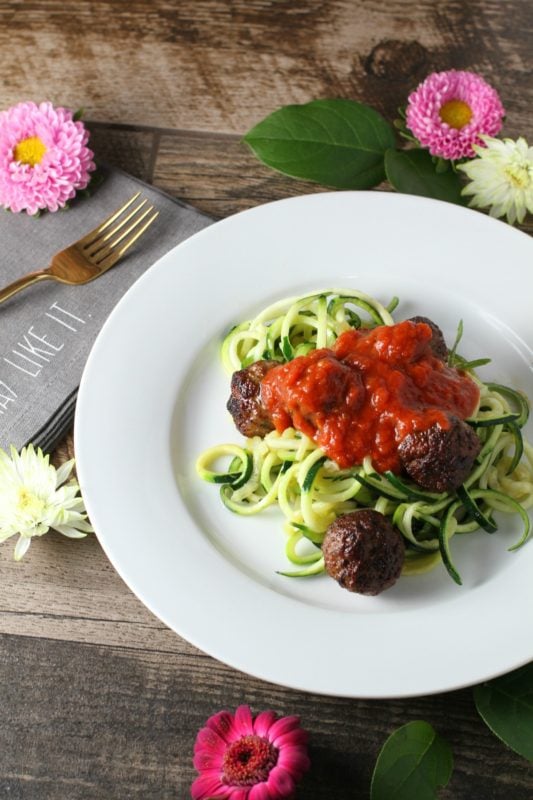 Keto Lamb Meatball Meal Prep