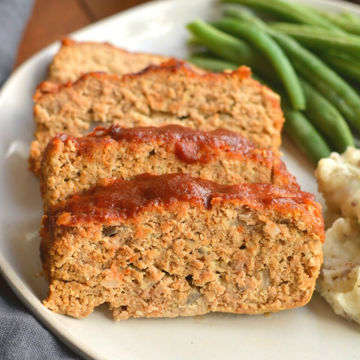 Apple BBQ Meatloaf & Mashed Potato Meal Prep