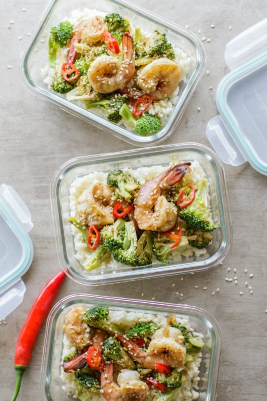 Garlic Shrimp and Broccoli Meal Prep