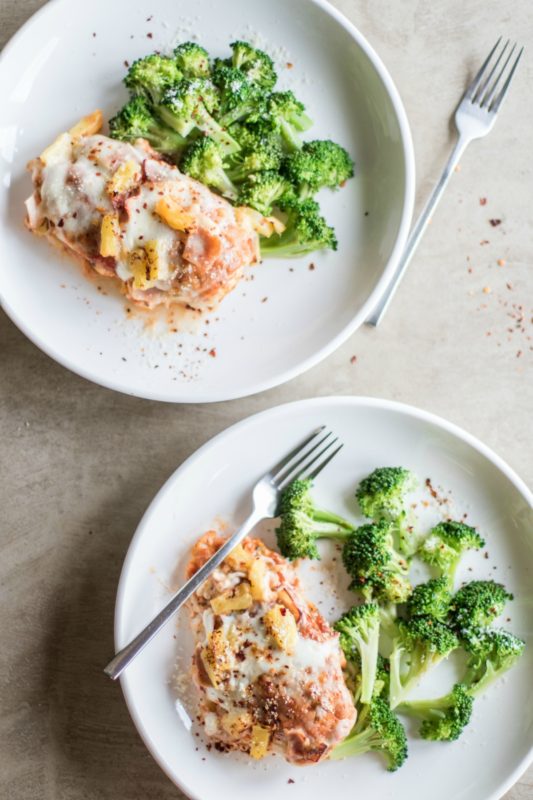 Hawaiian Pizza Chicken Meal Prep