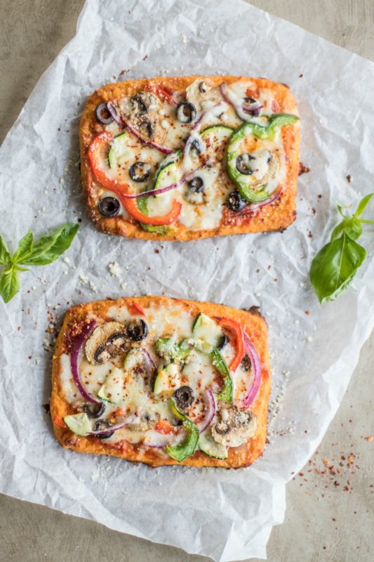 Gluten Free Sweet Potato Pizza Meal Prep