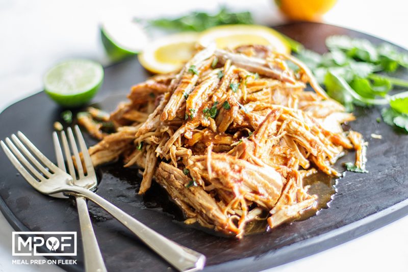 Slow Cooker Keto Pork Carnitas Bowls 1