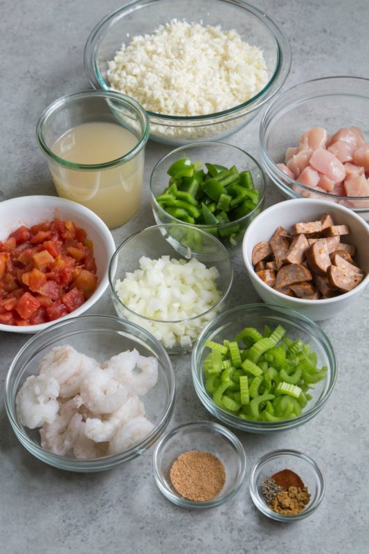 One Pot Whole30 Jambalaya Meal Prep 