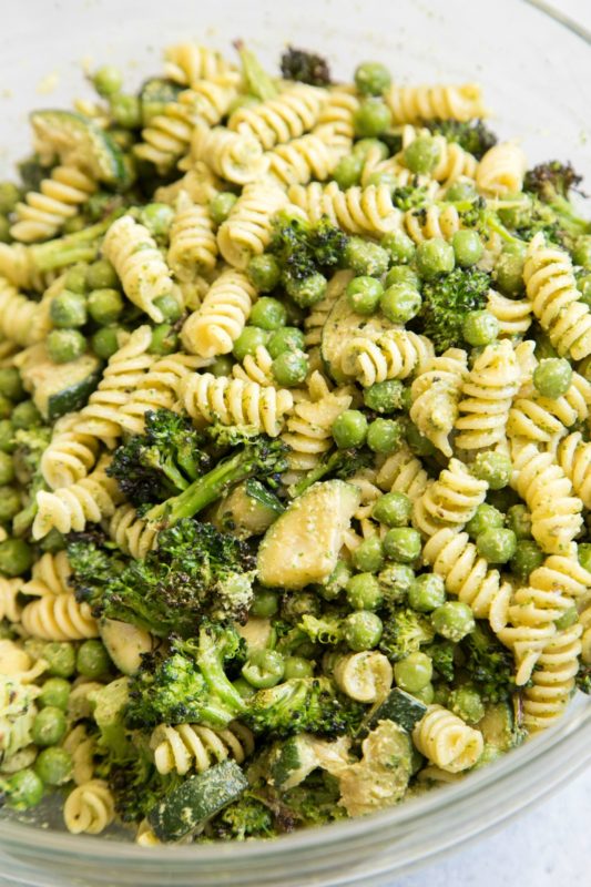 Vegan Arugula Pesto Pasta Meal Prep
