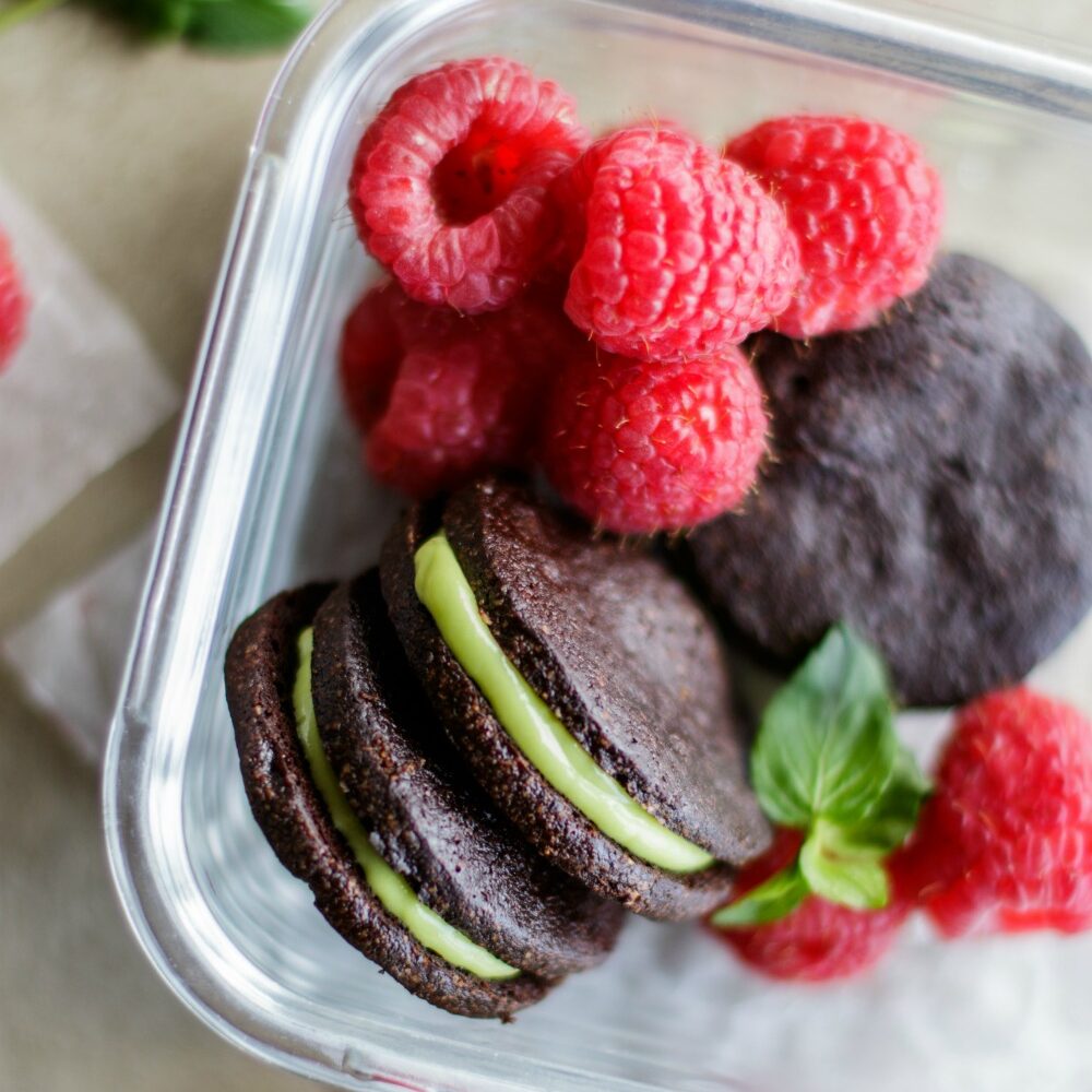 Healthy Vegan Mint Oreos