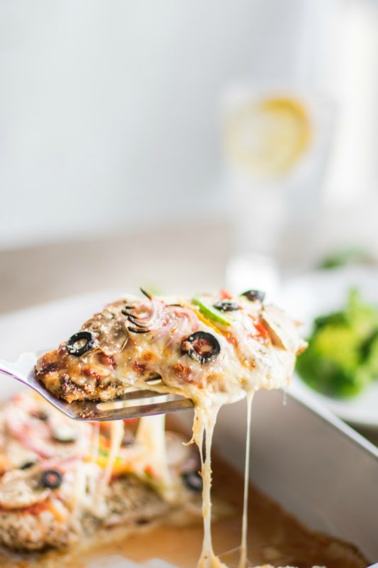 Veggie Supreme Pizza Chicken Meal Prep