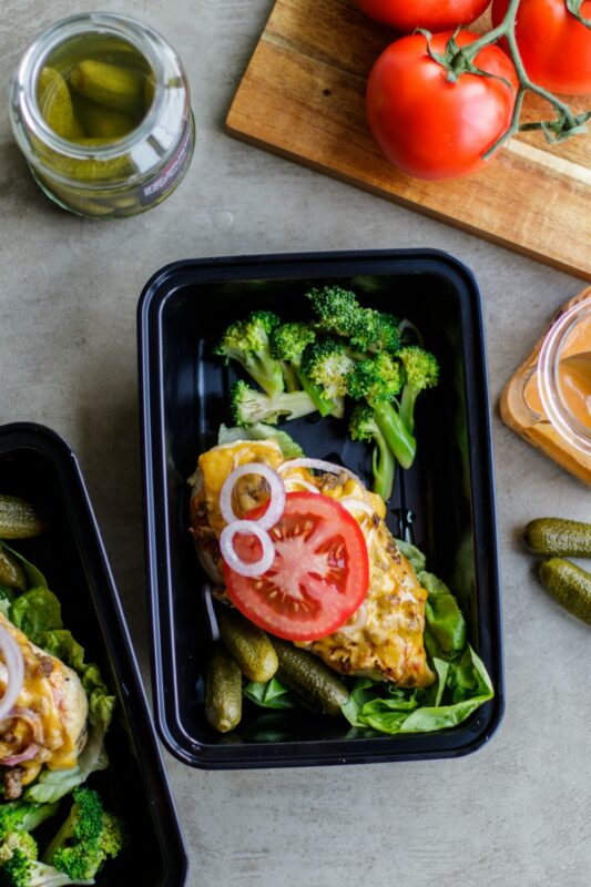 Cheeseburger Pizza Chicken Meal Prep 