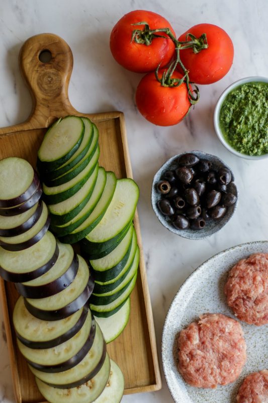 Whole30 Pork Burger Meal Prep