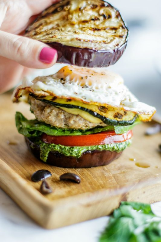 Whole30 Pork Burger Meal Prep