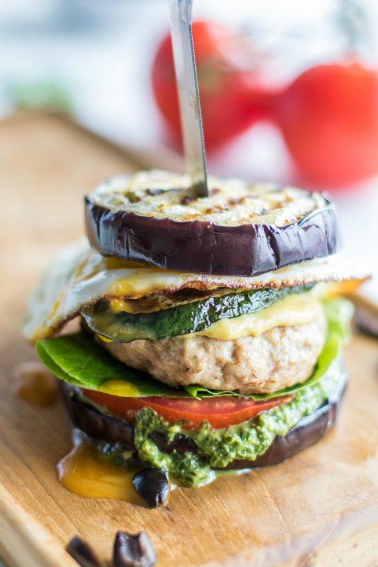 Whole30 Pork Burger Meal Prep