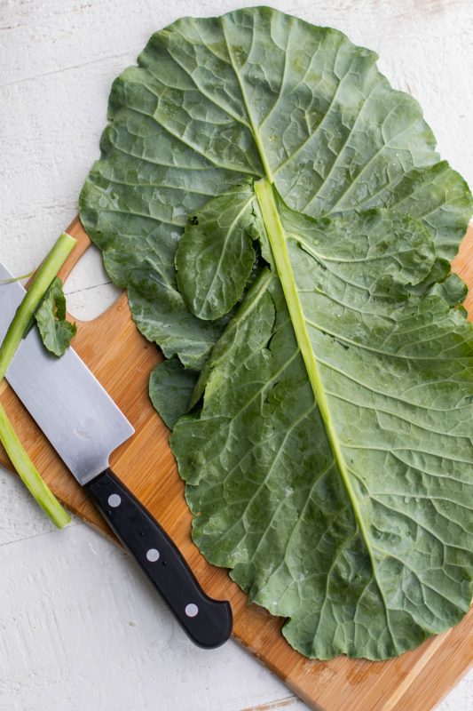 Collard Wrap Breakfast Burritos
