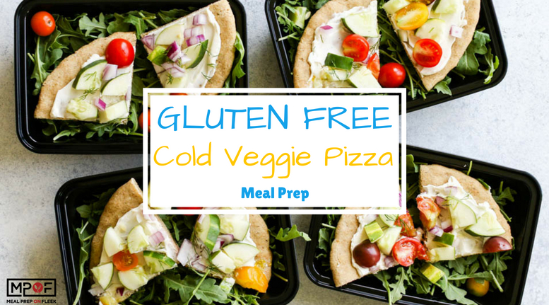 Gluten Free Cold Veggie Pizza Meal Prep blog